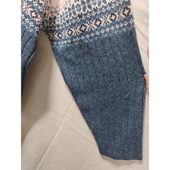 Vintage Pink/Blue Womens Sweater Basic Editions Plus 1 XL Long Sleeve V neck - Picture 14 of 16